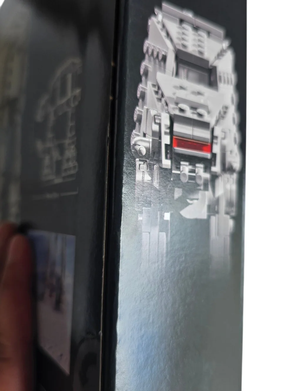 LEGO Star Wars AT-AT Model - Gray with Red and Orange Accents